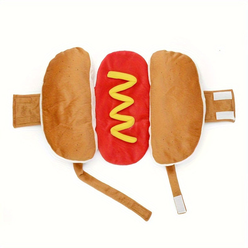 Funny Plush Dog Halloween Costume | Hot Dog Design 4