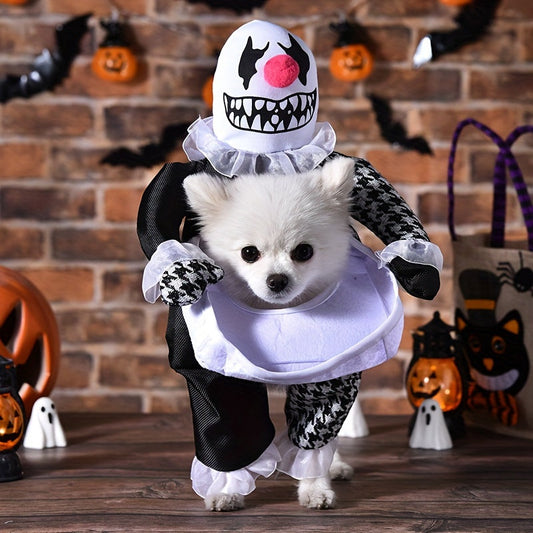 Funny Scary Dog Halloween Costume | Small Walking Outfit 0