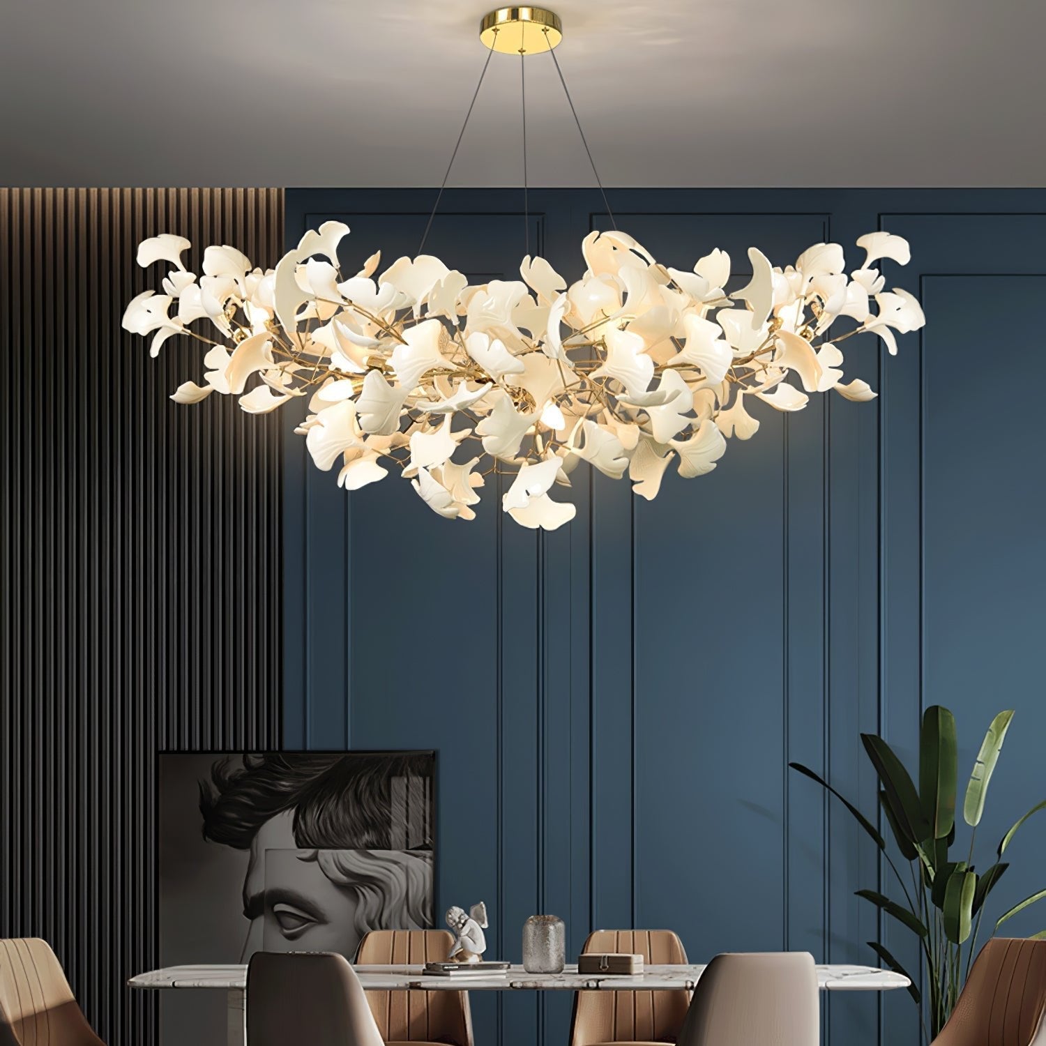 Gingko chandelier 4