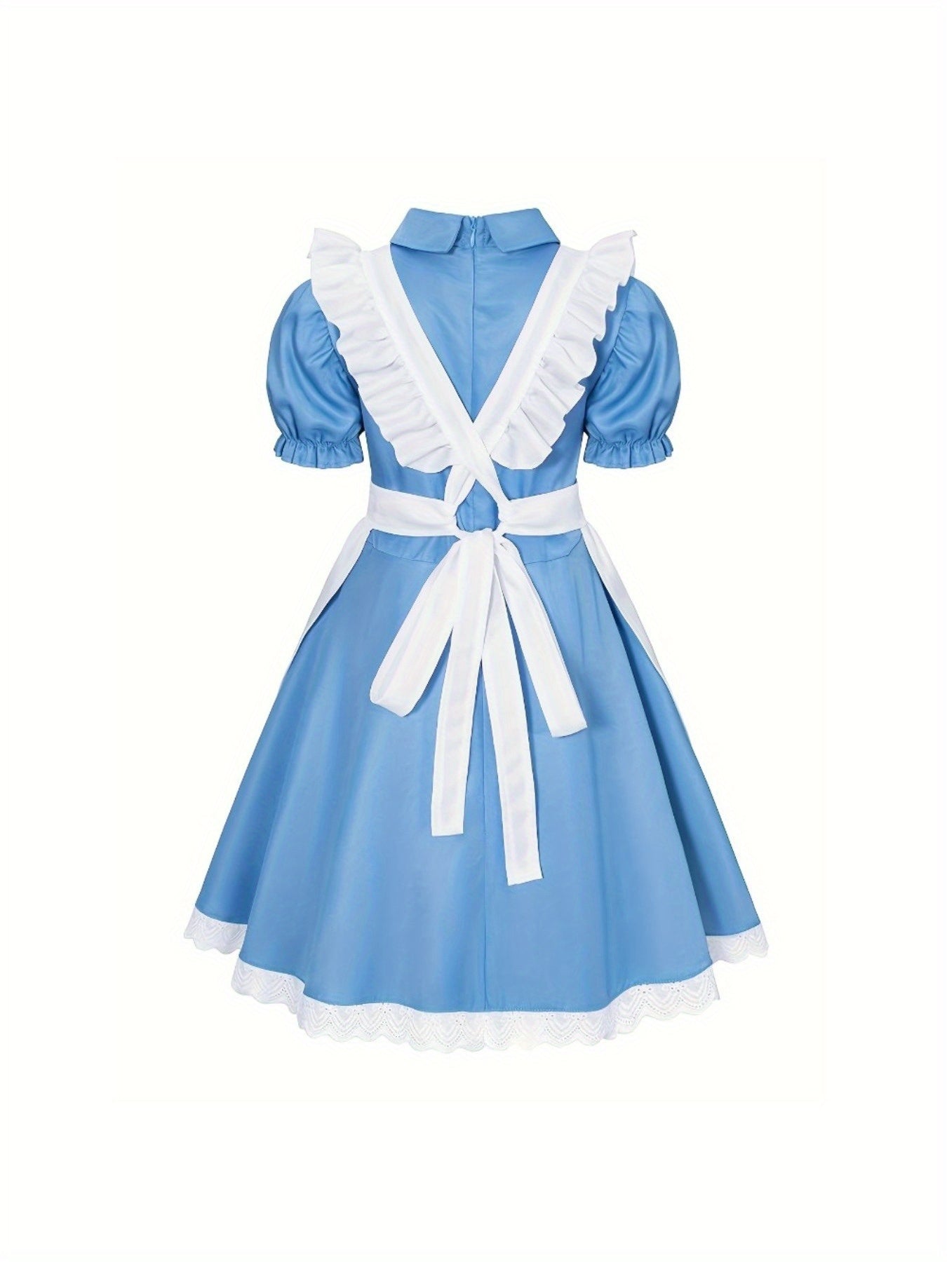 Girls Classic Puff Sleeve Halloween Costume Dress Set | Mini 2