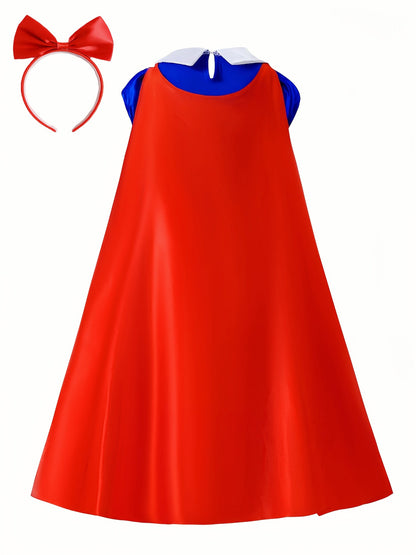 Girls Fairytale Halloween Princess Snow Costume Dress | Maxi 1