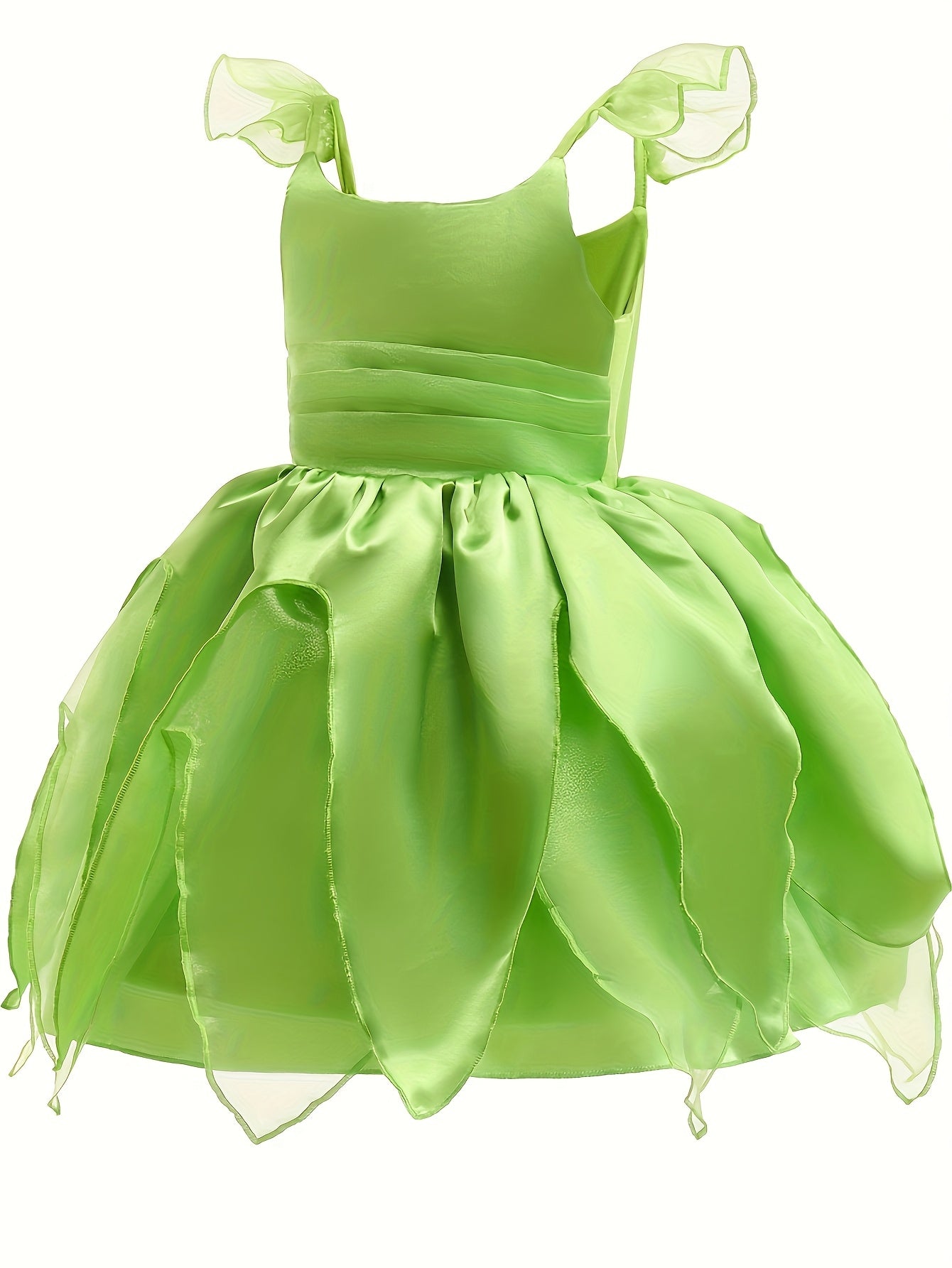 Girls Magical Fairy Halloween Costume Dress | Sleeveless Wings 1