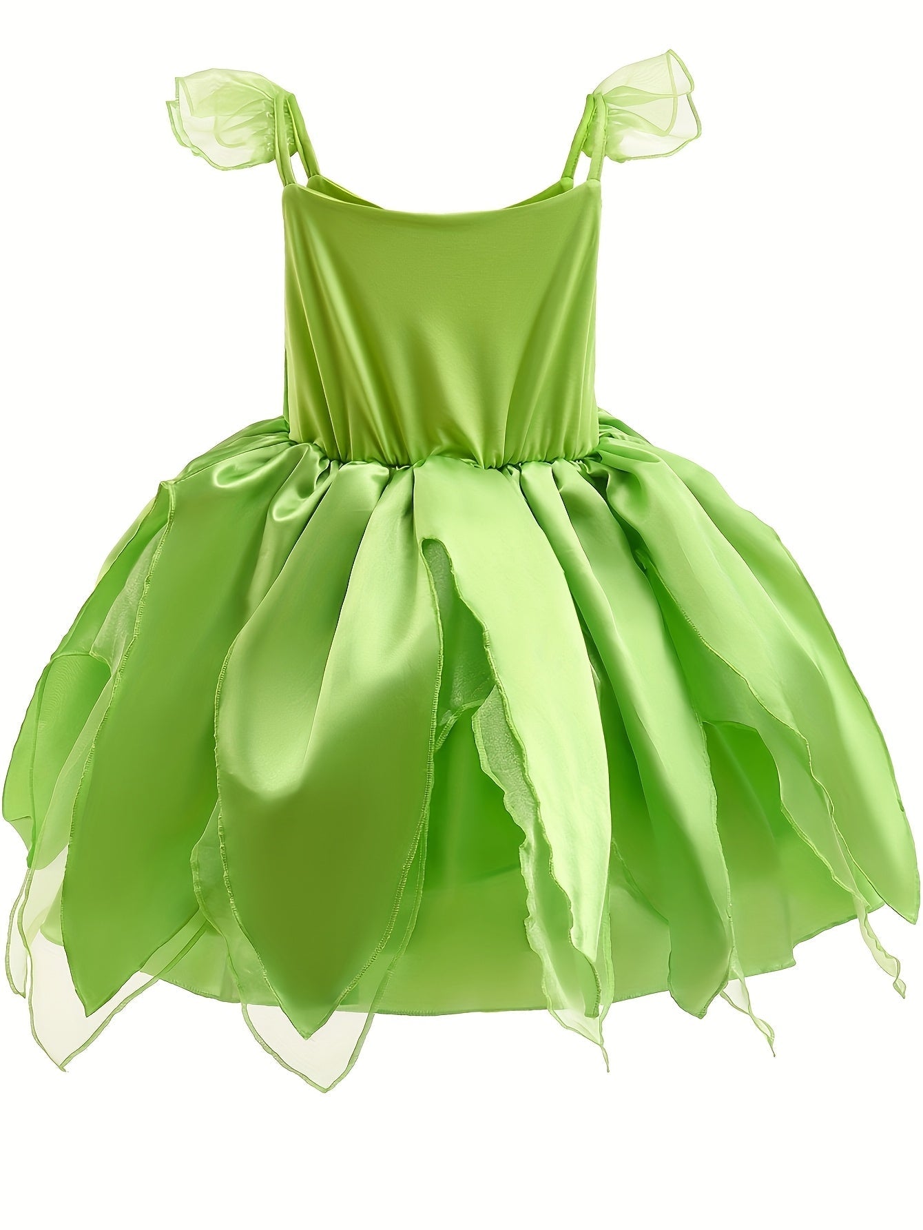 Girls Magical Fairy Halloween Costume Dress | Sleeveless Wings 2