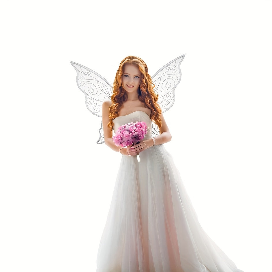 Girls Magical Halloween Fairy Costume Set | Wings Wand Ears 2