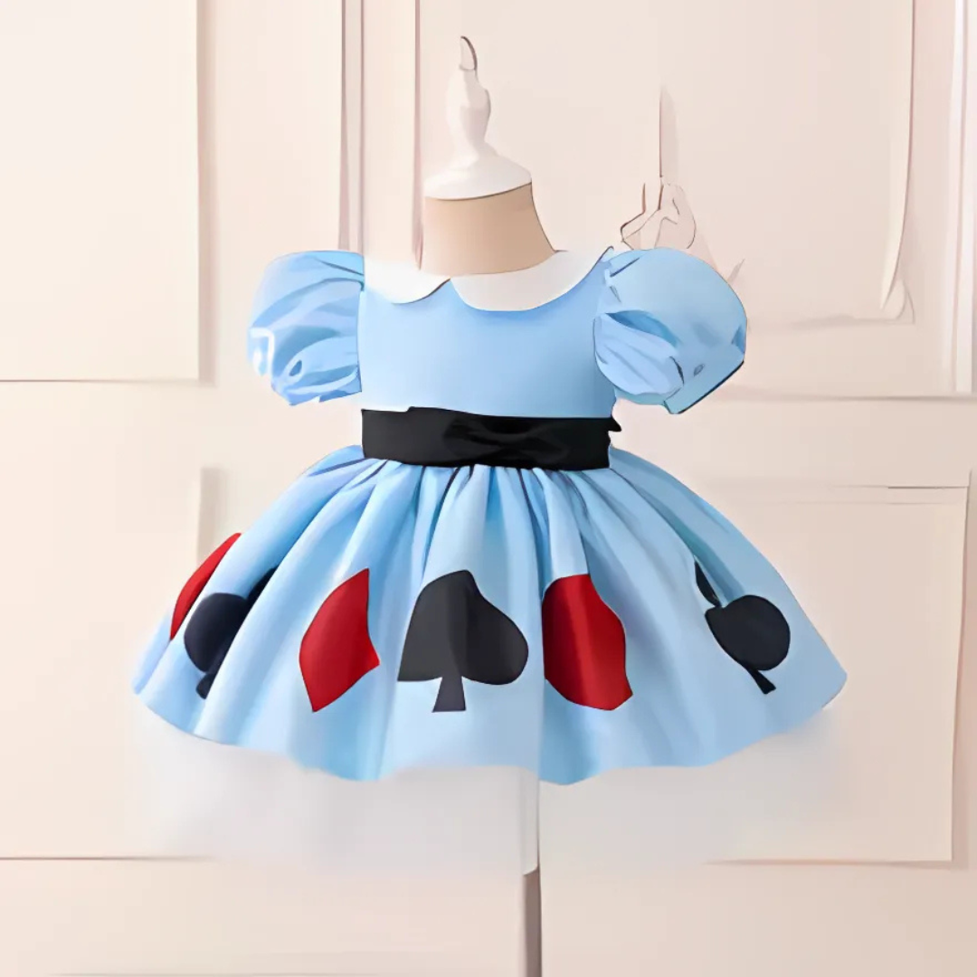 Girls Puff Sleeve Storybook Halloween Costume Dress | Mini 1