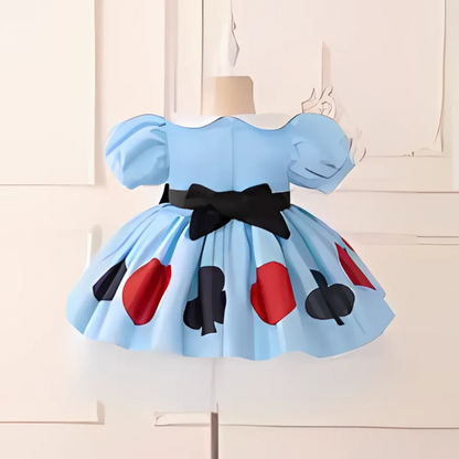 Girls Puff Sleeve Storybook Halloween Costume Dress | Mini 2
