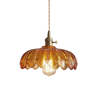 Glass Flower Pendant Lamp 7