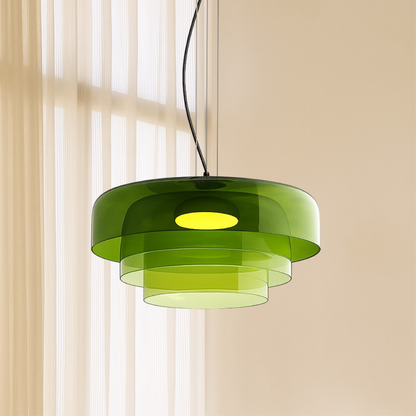 Glass pendant lamp 0