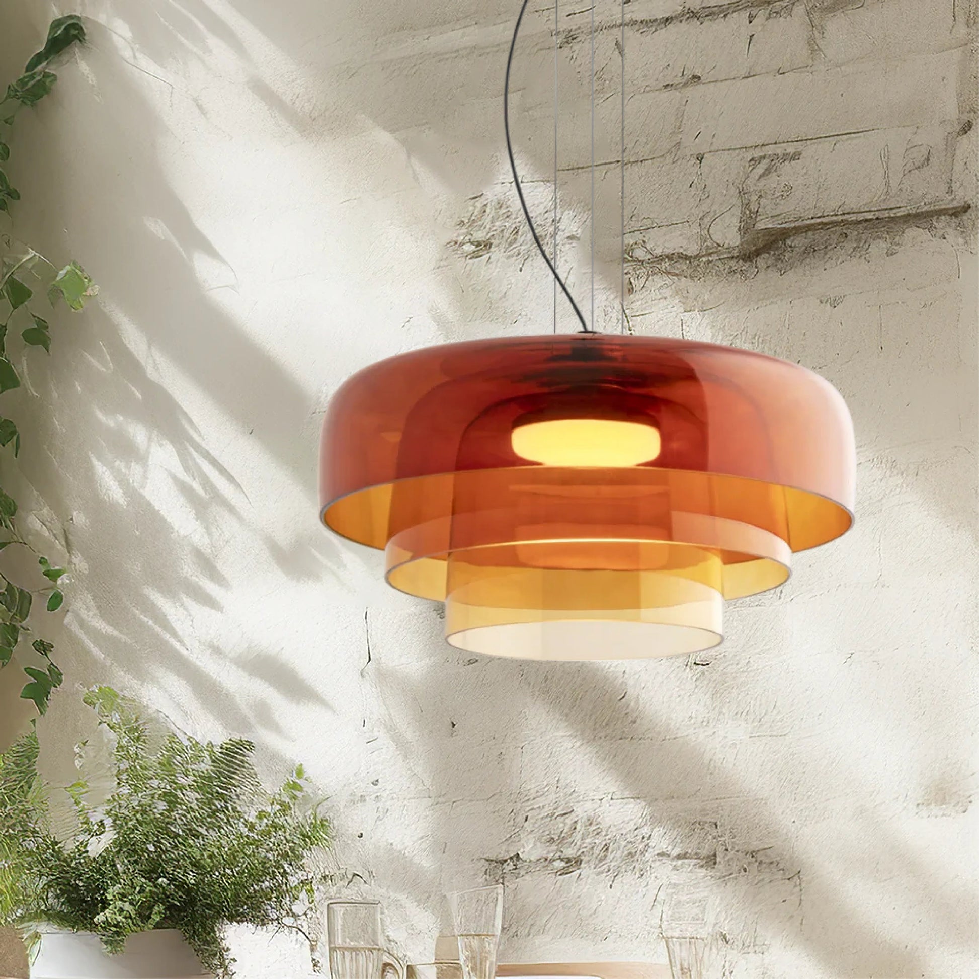 Glass pendant lamp 2