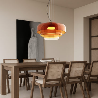 Glass pendant lamp 4