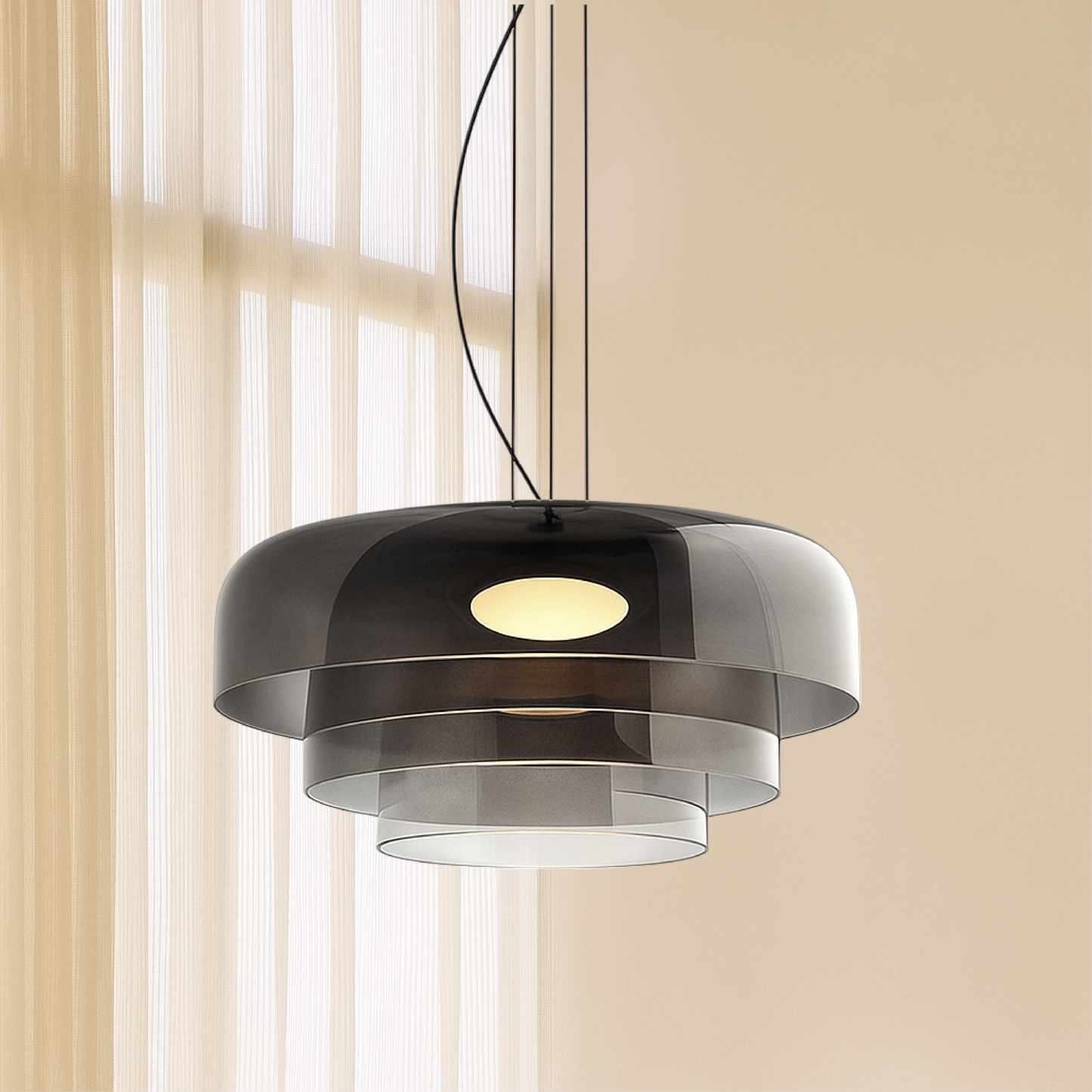 Glass pendant lamp 9