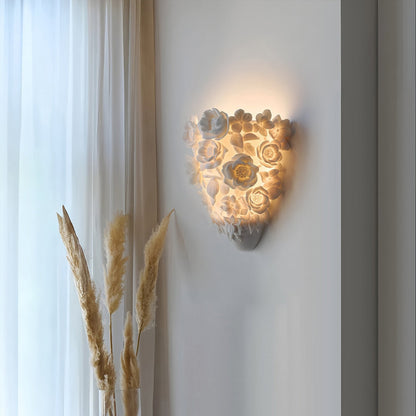Glimora | Aesthetic Ceramic Flower Wall Lamp 1