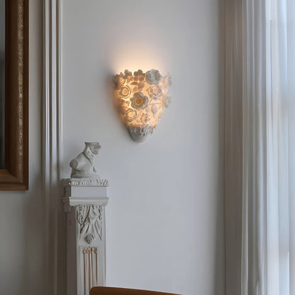 Glimora | Aesthetic Ceramic Flower Wall Lamp 2