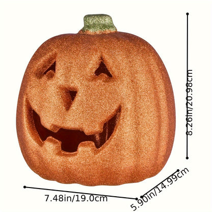 Glowing Light-Up Jack O'Lantern Halloween Decoration | Battery Operated 5