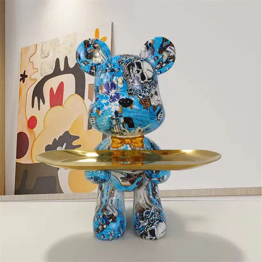 PawTag - Graffiti Bjørn Statue