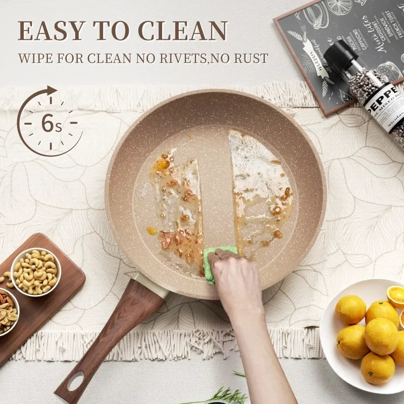 GraniteFusion | Durable Non-Stick Aluminum Frying Pan for Versatile Cooking 4