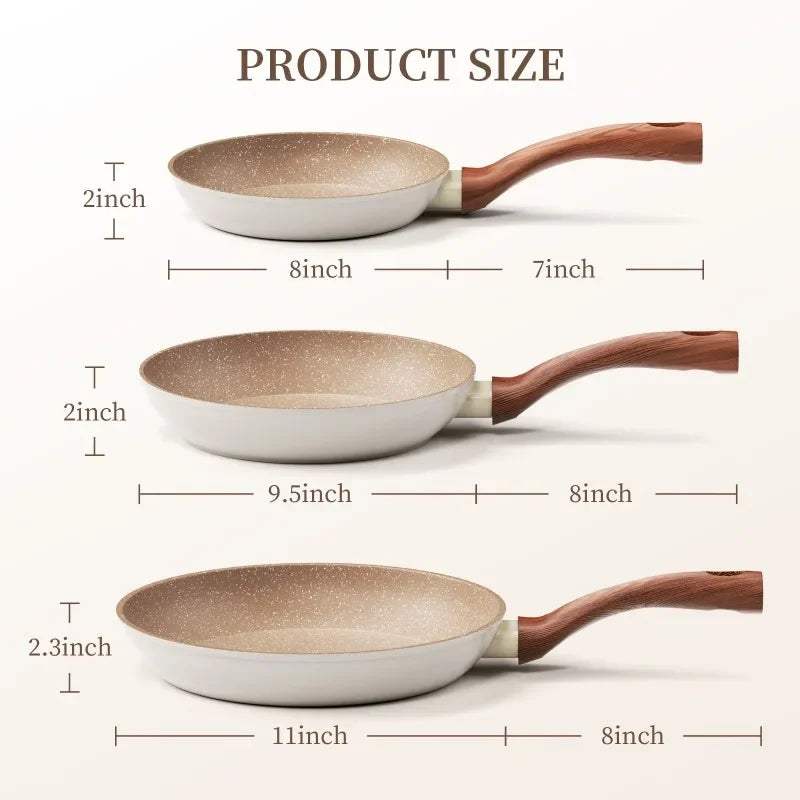 GraniteFusion | Durable Non-Stick Aluminum Frying Pan for Versatile Cooking 5