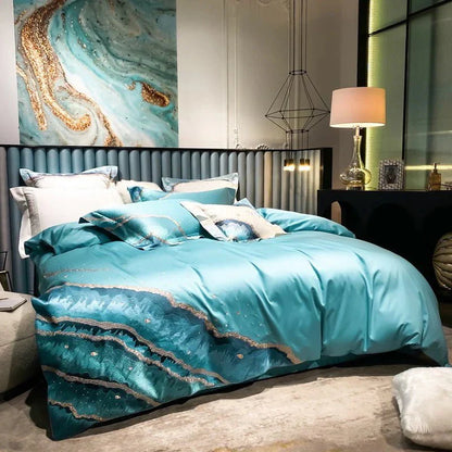 CrystalWave - Egyptian Cotton Duvet Cover Set
