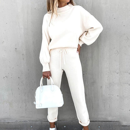 Estilo sereno | Conjunto de Loungewear de Dos Piezas Cómodo