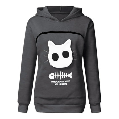 Variant image for Hug Pouch Sweater for Pet Lovers – Cozy Cotton Design with Removable Lining and Kangaroo Pocket-43