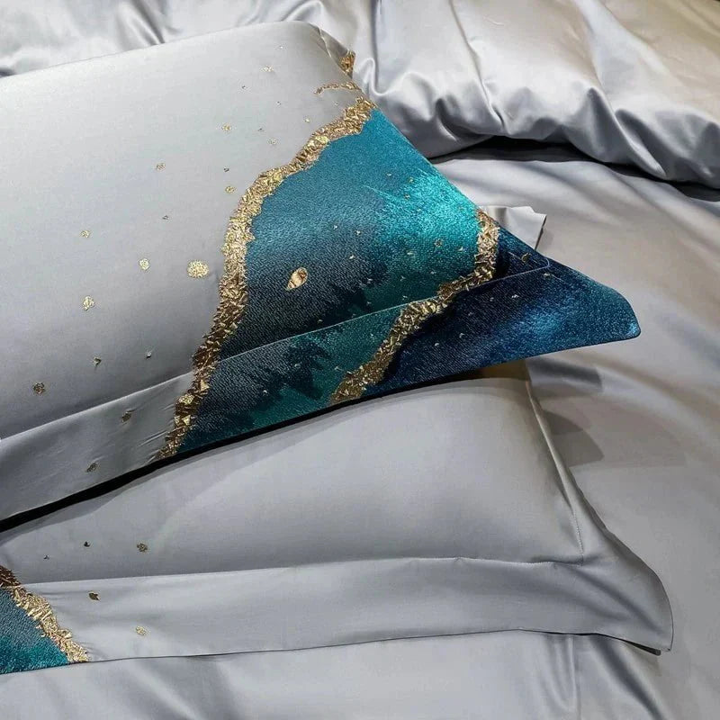 CrystalWave - Egyptian Cotton Duvet Cover Set
