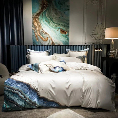 CrystalWave - Egyptian Cotton Duvet Cover Set