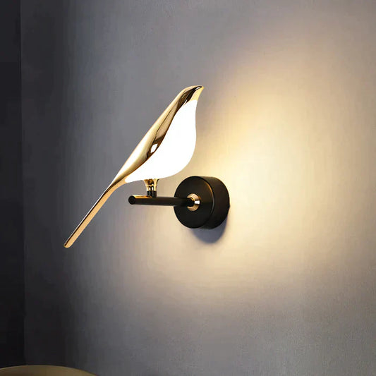 GlowFeather – Modern LED Bird Wall Lamp