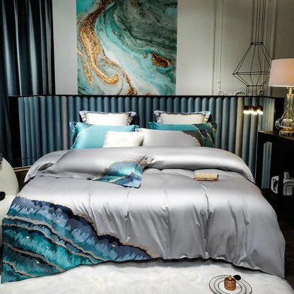 CrystalWave - Egyptian Cotton Duvet Cover Set