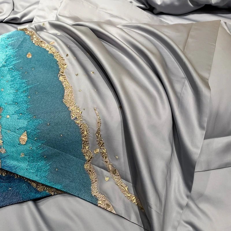 CrystalWave - Egyptian Cotton Duvet Cover Set