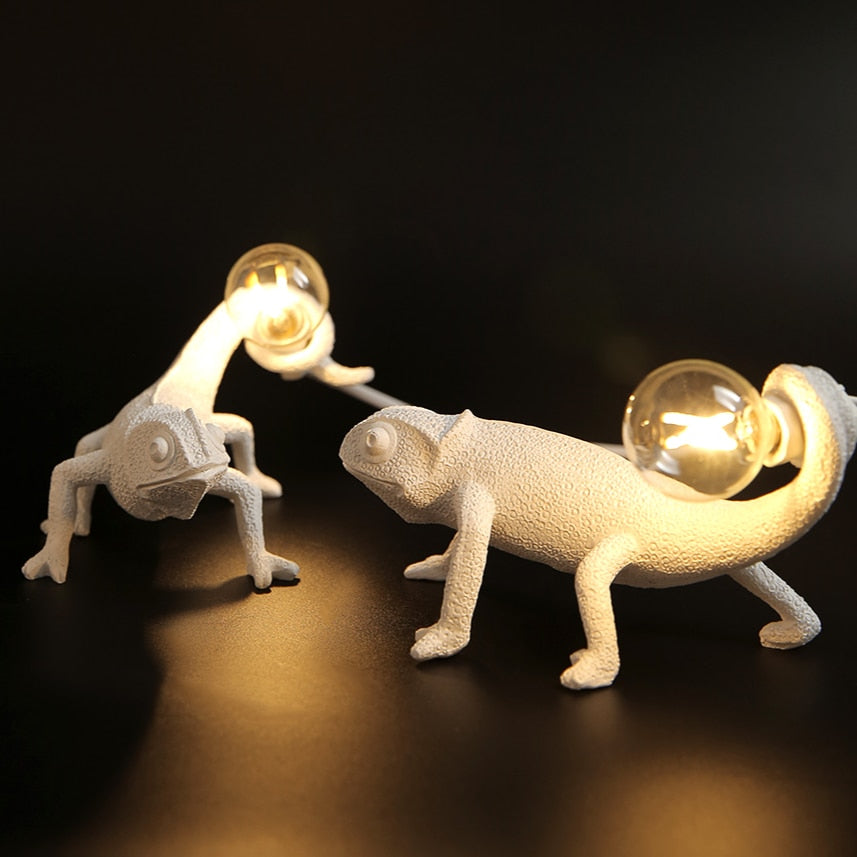 GlowLizard - Resin Lizard Table Lamp