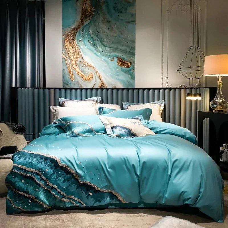 CrystalWave - Egyptian Cotton Duvet Cover Set