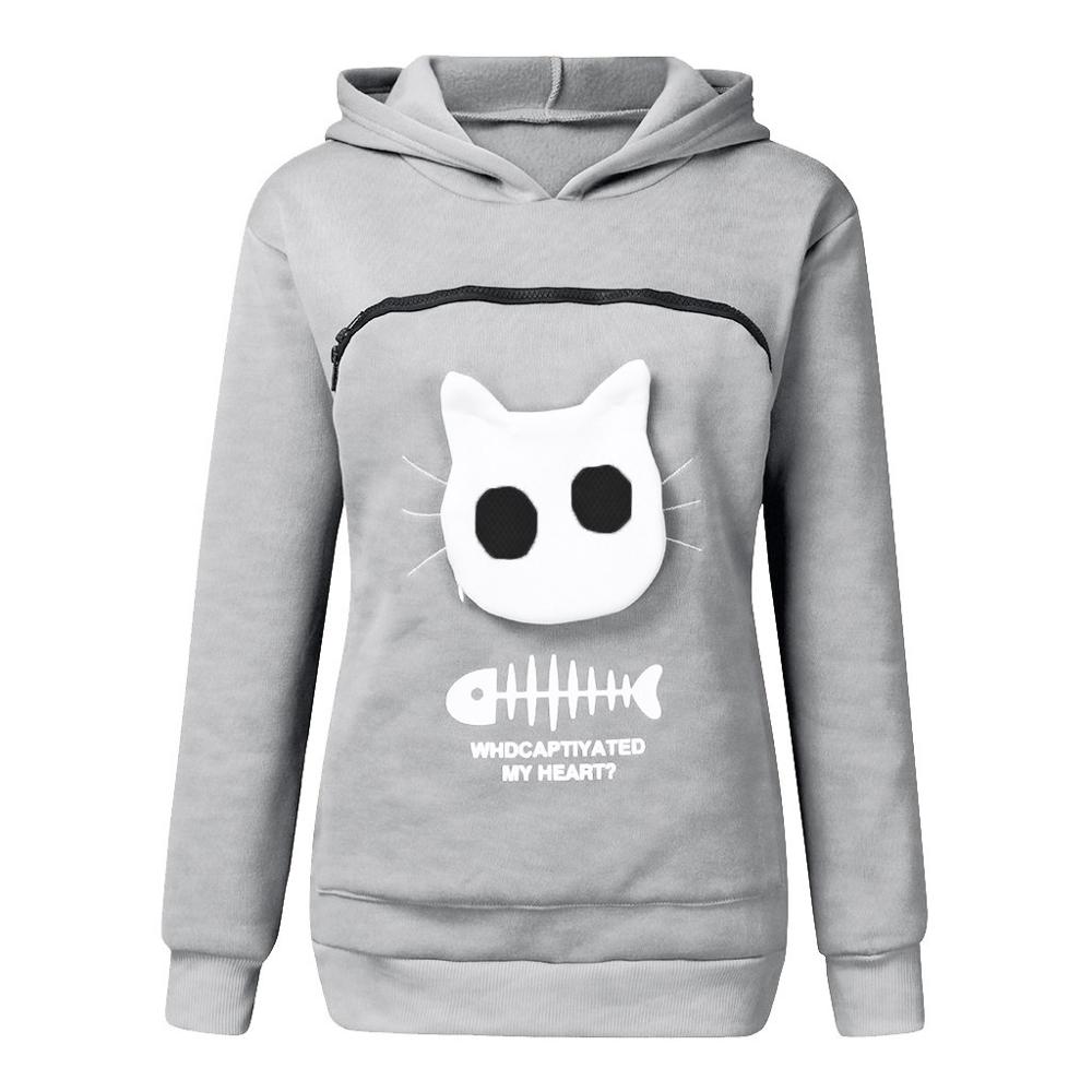 Variant image for Hug Pouch Sweater for Pet Lovers – Cozy Cotton Design with Removable Lining and Kangaroo Pocket-37