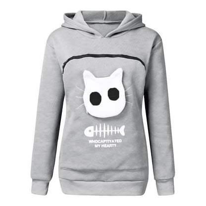 Variant image for Hug Pouch Sweater for Pet Lovers – Cozy Cotton Design with Removable Lining and Kangaroo Pocket-37