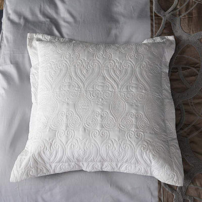 SatinLoom – Elegant Grey Duvet Cover Set with Chain Pattern