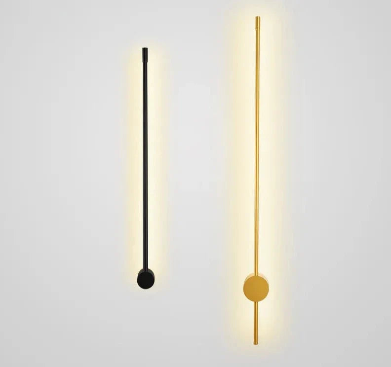 NordicRod – Minimalistyczna Lampa Ścienna z Wtyczką do Stylowych Wnętrz