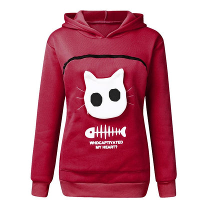 Variant image for Hug Pouch Sweater for Pet Lovers – Cozy Cotton Design with Removable Lining and Kangaroo Pocket-31