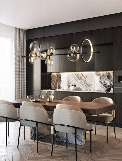 RadiantGlow - Elegant Mouth-Blown Pendant Light