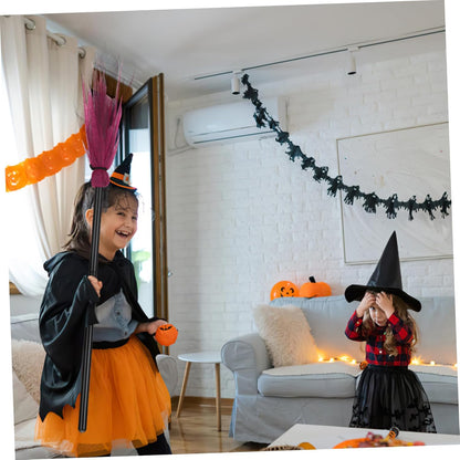 Halloween Witch Broom Plastic Party Prop 7