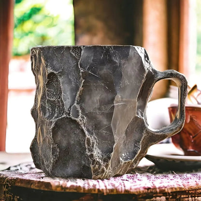 Handcrafted Mineral Crystal Mug – Insulated, Microwave Safe, 350-450 ml, Unique Design 3