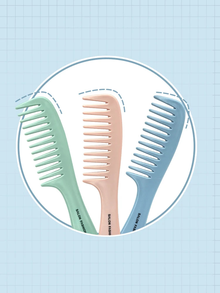 FlexiBrush - Wide Tooth Hair Comb for Gentle Detangling and Styling