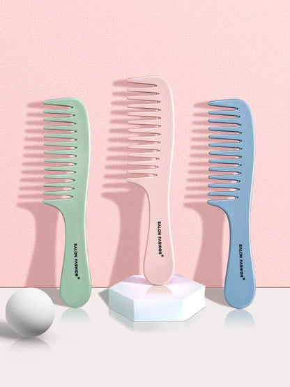 FlexiBrush - Wide Tooth Hair Comb for Gentle Detangling and Styling