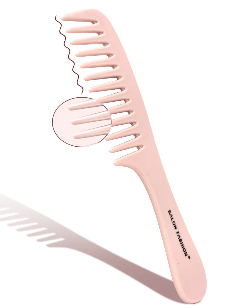 FlexiBrush - Wide Tooth Hair Comb for Gentle Detangling and Styling