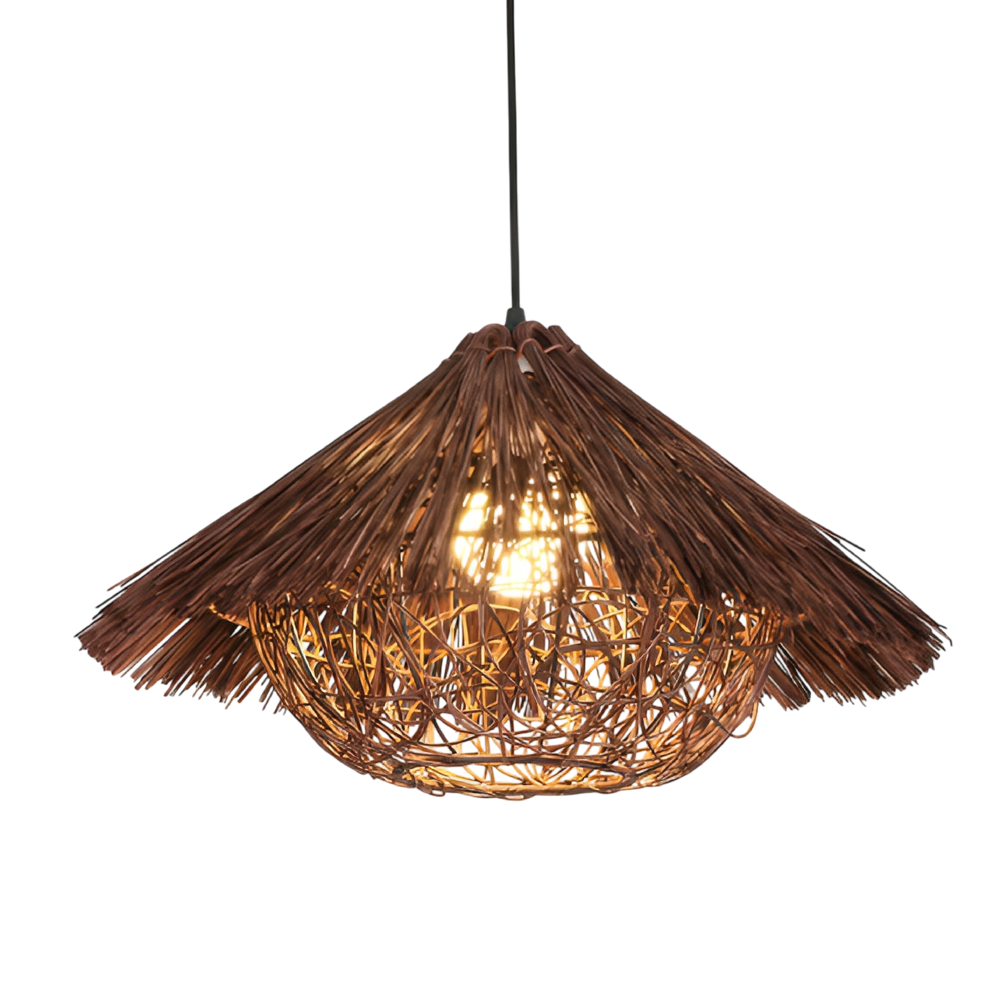 Hansi rattan bamboo pendant lamp 0