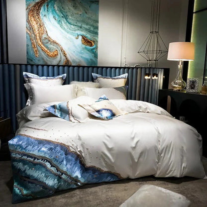 CrystalWave - Egyptian Cotton Duvet Cover Set