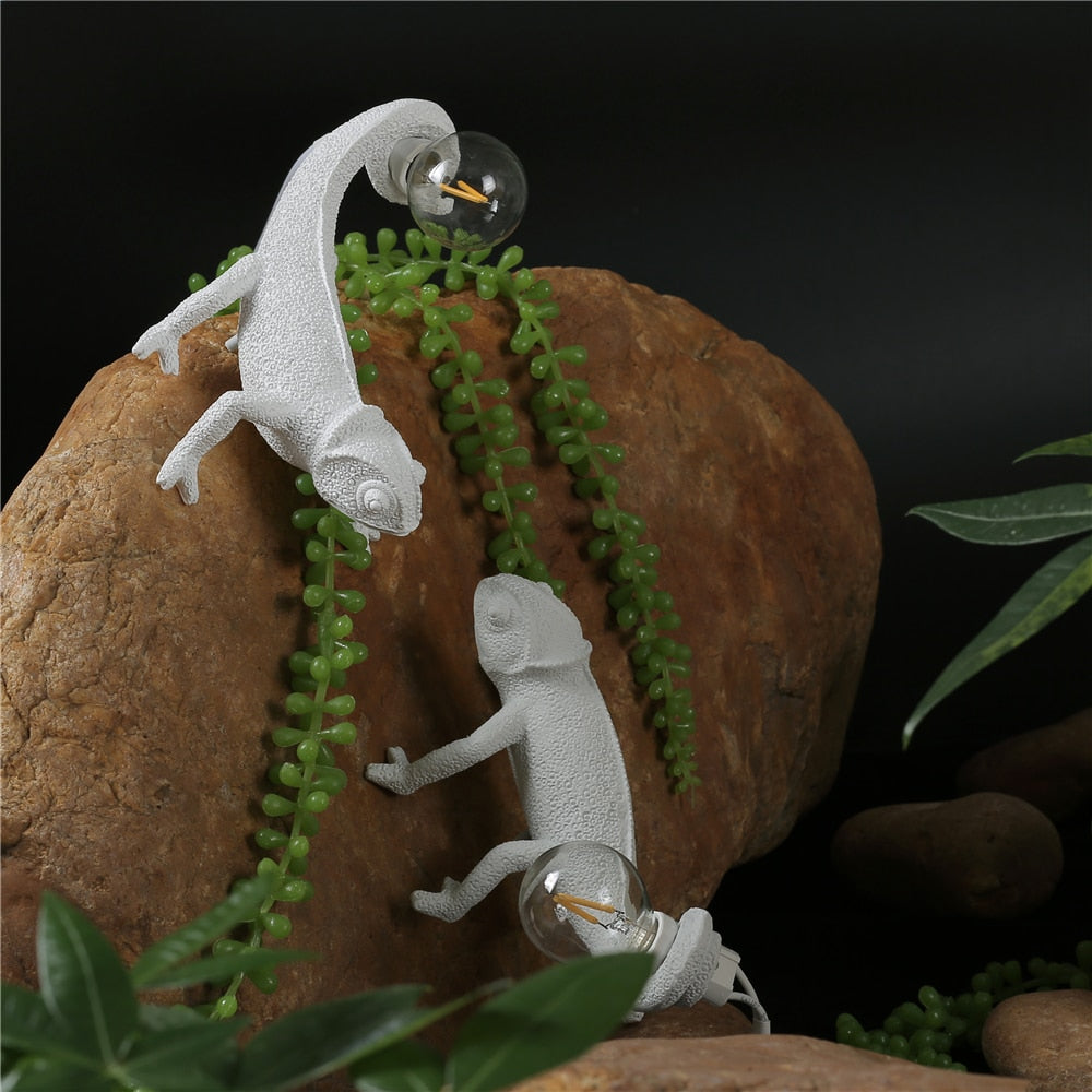 GlowLizard - Resin Lizard Table Lamp