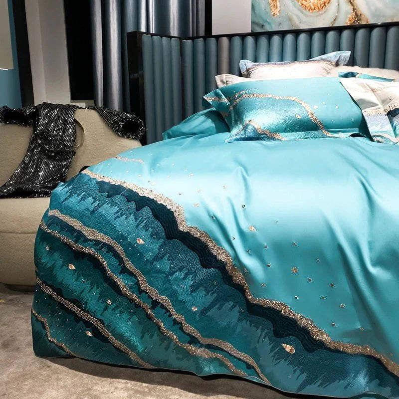 CrystalWave - Egyptian Cotton Duvet Cover Set