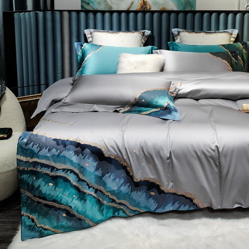 CrystalWave - Egyptian Cotton Duvet Cover Set