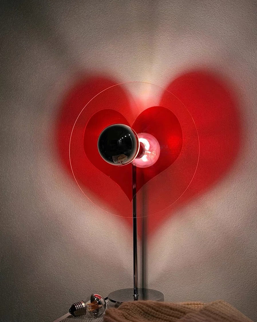 LoveGlow – Lampada da Tavolo Elegante con LED Ricaricabile