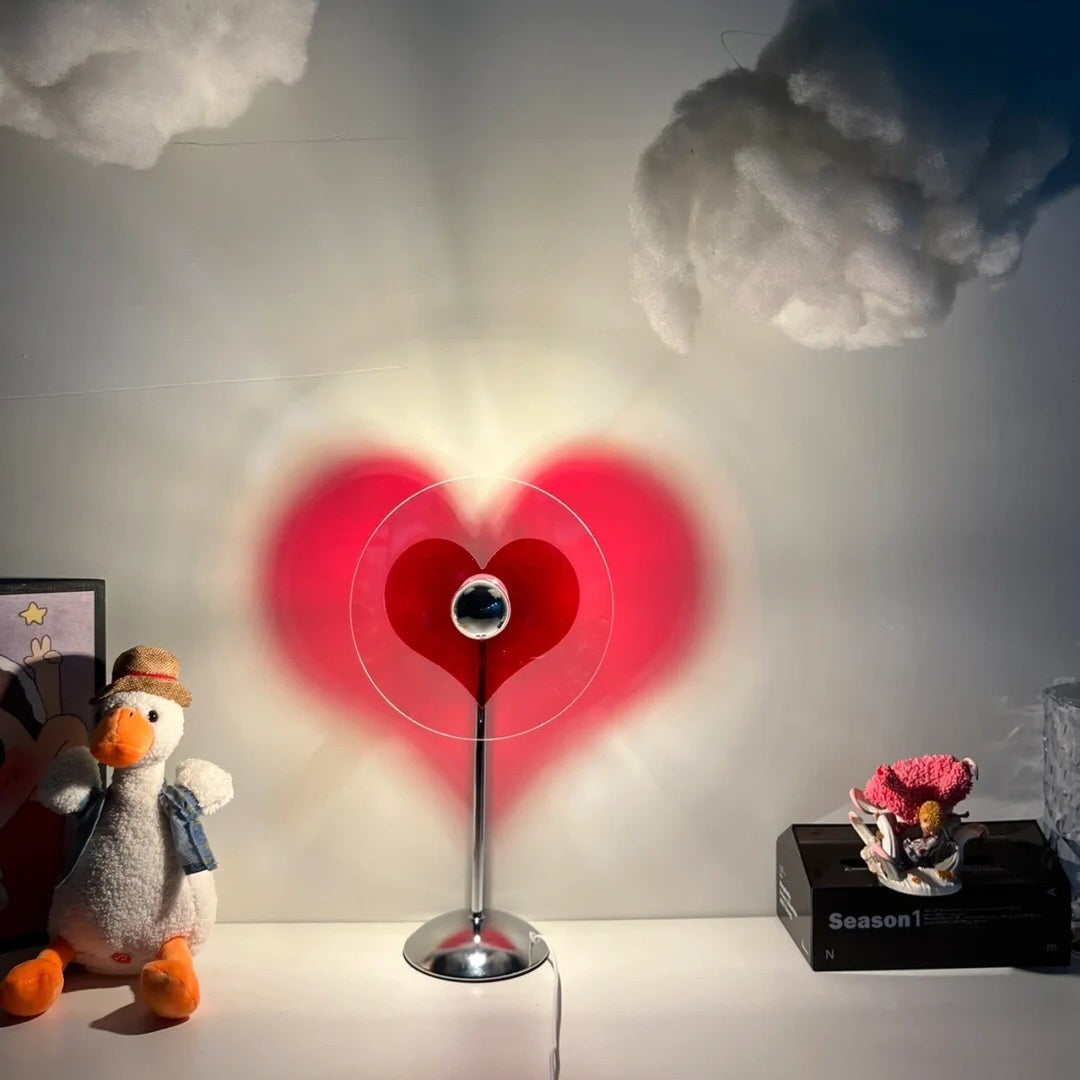 LoveGlow – Lampada da Tavolo Elegante con LED Ricaricabile