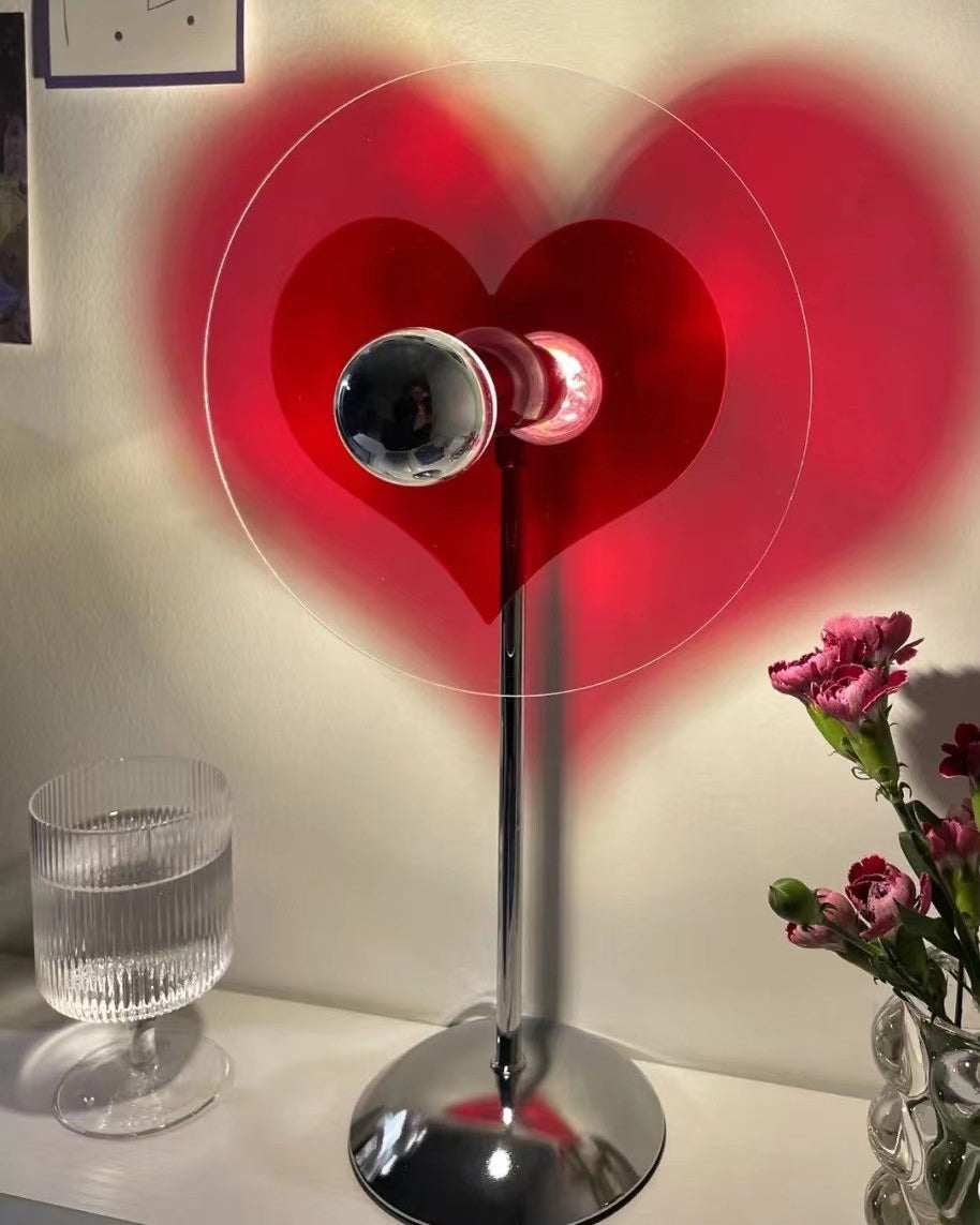 LoveGlow – Lampada da Tavolo Elegante con LED Ricaricabile